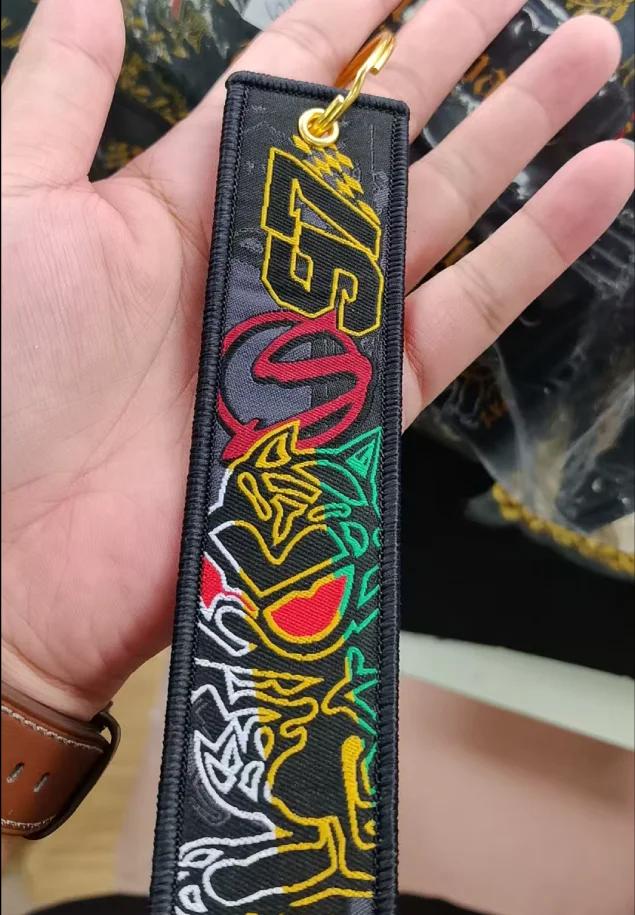 Custom printed embroidery keychains