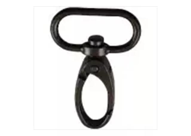 Black oval hook