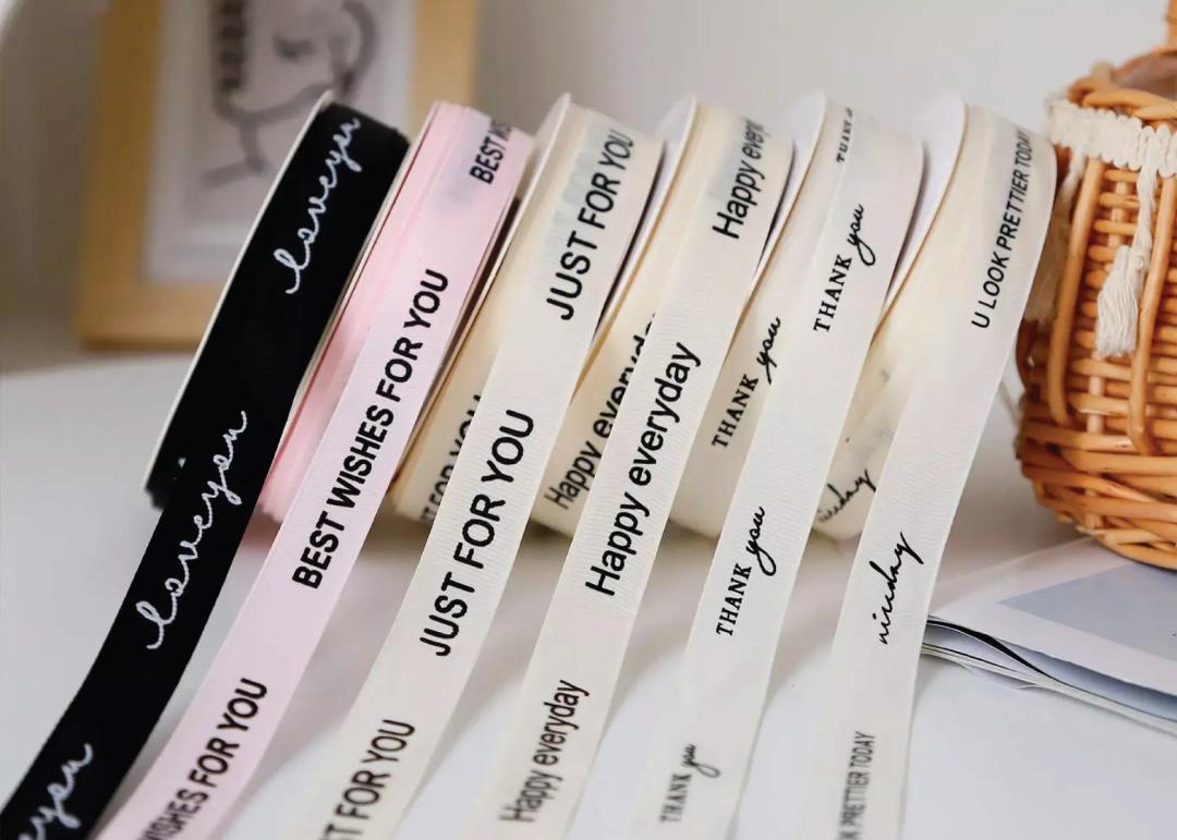 Custom ribbon print