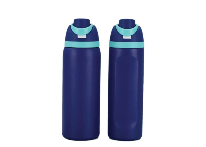 650ml Insulated Stainless Steel Bottle with Straw