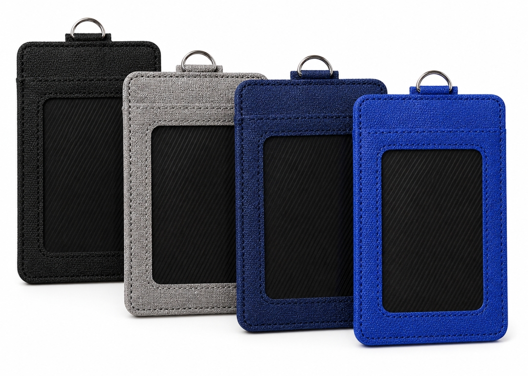 PU Imitation Fabric Texture Material Card Holder